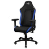 Aerocool Crown Gaming-Stuhl, blaues Leder
