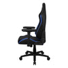 Aerocool Crown Gaming-Stuhl, blaues Leder