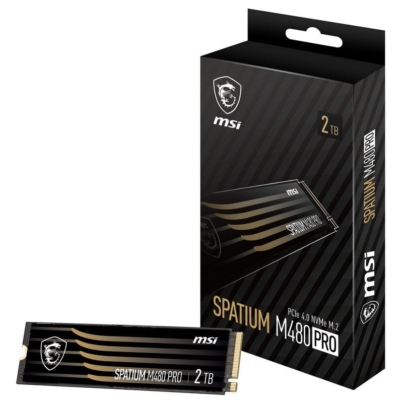 MSI SPATIUM M480 PRO 2 TB SSD M.2 PCIe 4.0 NVMe