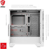 MSI MAG FORGE 320R AIRFLOW ARGB Mid-Tower mATX aus gehärtetem Glas, USB 3.2, weiß