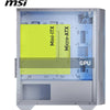 MSI MAG FORGE M100R Mid-Tower mATX, gehärtetes Glas, USB 3.2, ARGB, weiß