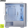 MSI MAG FORGE M100R Mid-Tower mATX, gehärtetes Glas, USB 3.2, ARGB, weiß