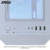 MSI MAG FORGE M100R Mid-Tower mATX, gehärtetes Glas, USB 3.2, ARGB, weiß