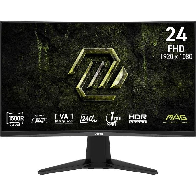 MSI MAG 245C X24 23,6-Zoll-Monitor, Full HD, 240 Hz, VA-Panel, gebogen, HDR10, 1 ms