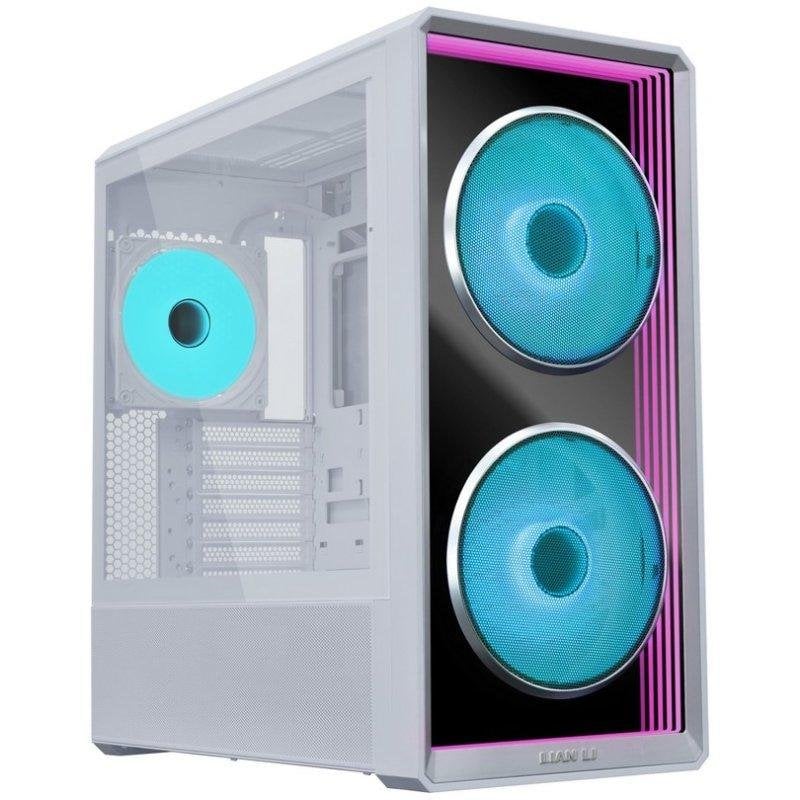 PC-Gehäuse Lian Li Lancool 217 Infinity Weiß ATX EATX Glas USB-C