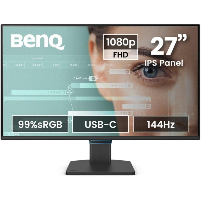 BenQ GW2790C 27-Zoll-Monitor, Full HD, 144 Hz, IPS, USB-C, Eye-Care, 5 ms, schwarz