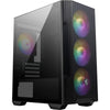 MSI MAG FORGE M100R aus gehärtetem Glas, USB 3.2, ARGB, Schwarz