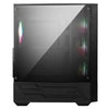 MSI MAG FORGE 112R aus gehärtetem Glas, USB 3.2, ARGB, Schwarz