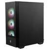 MSI MAG FORGE 112R aus gehärtetem Glas, USB 3.2, ARGB, Schwarz