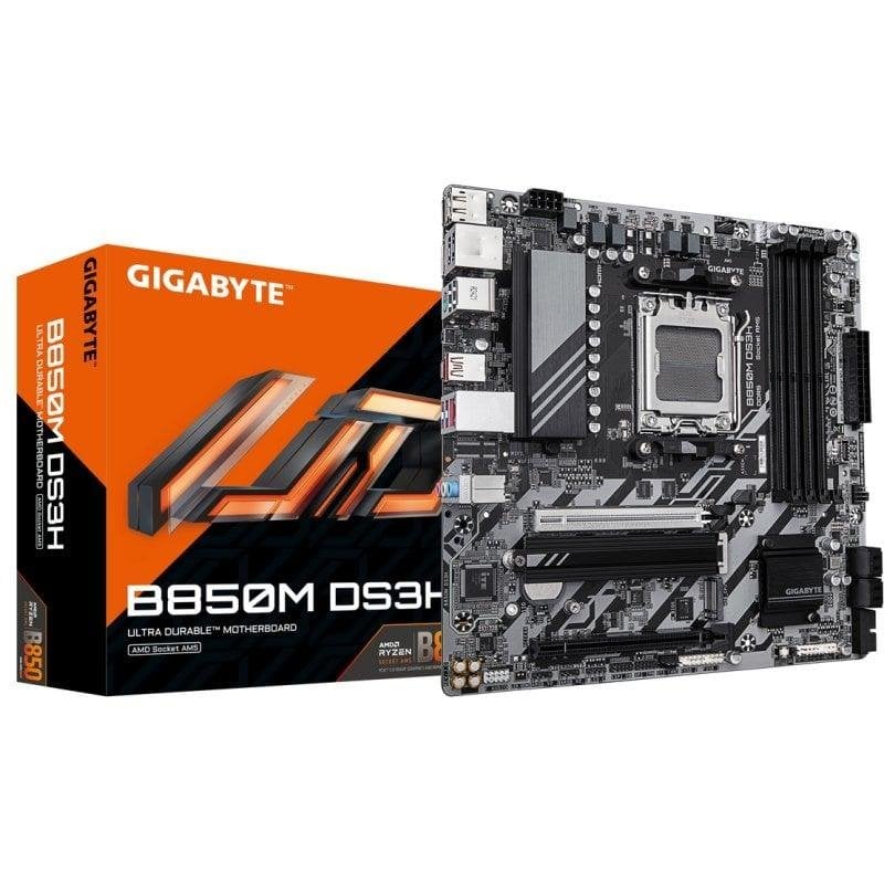Gigabyte B850M DS3H-Mainboard, B850, AM5, DDR5, Micro-ATX, 2,5 GbE, PCIe 5.0, M.2