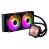 Flüssigkeitskühlung Cooler Master MasterLiquid 240L Core ARGB 240 mm, 2 Lüfter, Multi-LED