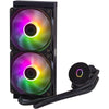 Flüssigkeitskühlung Cooler Master MasterLiquid 240L Core ARGB 240 mm, 2 Lüfter, Multi-LED