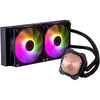 Flüssigkeitskühlung Cooler Master MasterLiquid 240L Core ARGB 240 mm, 2 Lüfter, Multi-LED