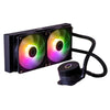 Flüssigkeitskühlung Cooler Master MasterLiquid 240L Core ARGB 240 mm, 2 Lüfter, Multi-LED
