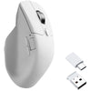 Maus Keychron M6 Wireless 2,4 GHz Bluetooth 12.000 DPI Weiß, geräuscharm, Metallrad