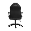 Ergonomischer Gaming-Stuhl, schwarz, höhenverstellbar, Kunstleder-Rückenlehne, Metallfuß