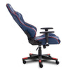 Gaming-Stuhl NASA GALACTIC, ergonomisch, blau-rot, verstellbar, PU, Metallfuß