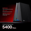 TP-Link Archer GXE75 Triband-Router mit Wi-Fi 6E, 5,4 Gbit/s, 2,5-G-Port, EasyMesh und RGB-Beleuchtung für Gamer
