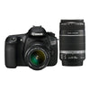 Spiegelreflexkamera – 18,0 MP – APS-C – 1080p / 30 fps – 3-facher optischer Zoom, Objektive EF-S 18–55 mm IS II und 55–250 mm IS II