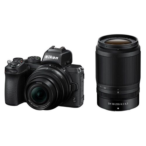 Nikon Z50 + 16–50 mm + 50–250 mm