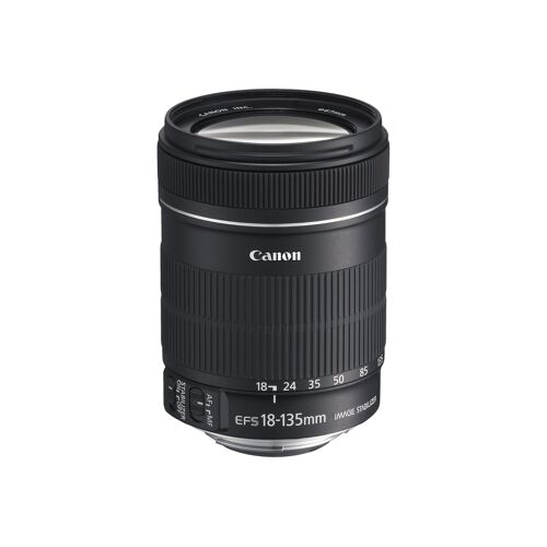 Canon EF-S-Objektiv – Zoomfunktion – 18 mm – 135 mm – f/3,5–5,6 IS - Canon EF/EF-S – für EOS 1000, 40, 450, 50, 500, 7D, Kiss F, Kiss X2, Kiss X3, Rebel T1i, Rebel XS, Rebel XSi
