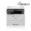 Multifunktionsgerät Brother DCP-L3520CDWE – Farblaserdrucker, WLAN, Duplex, 3-in-1, weiß, LCD