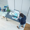 Multifunktionsgerät Brother DCP-L3520CDWE – Farblaserdrucker, WLAN, Duplex, 3-in-1, weiß, LCD