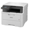Multifunktionsgerät Brother DCP-L3520CDWE – Farblaserdrucker, WLAN, Duplex, 3-in-1, weiß, LCD