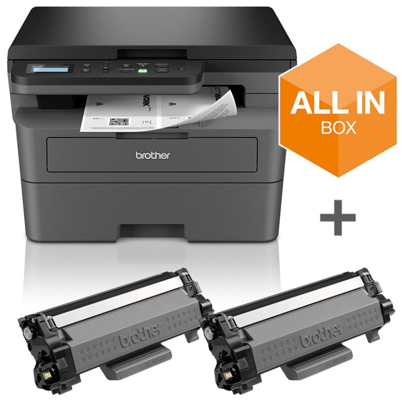 Brother DCP-L2627DWXL A4-Laser-Multifunktionsdrucker, 1200 x 1200 dpi, 32 Seiten pro Minute, WLAN