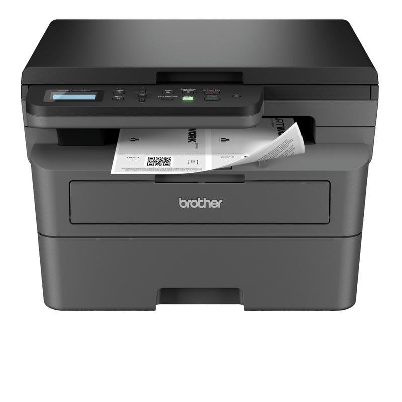 Multifunktionsgerät Brother DCP-L2622DW – Schwarzweiß-Laserdrucker, WLAN, Duplexdruck, Direktdruck, LCD-Display