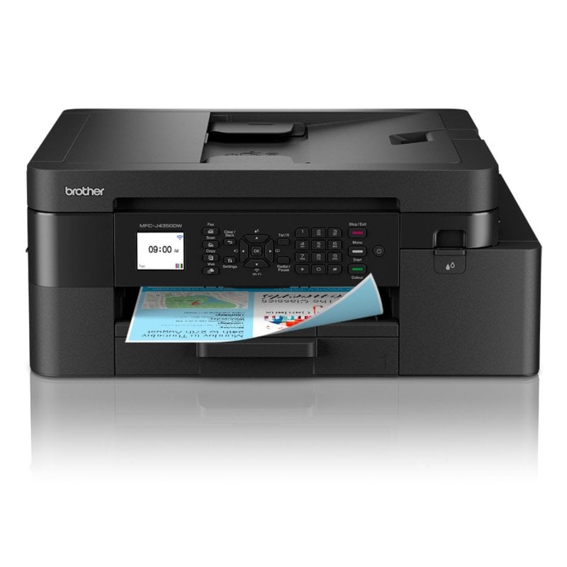Brother MFC-J4350DW Multifunktionsdrucker, Tintenstrahl, Farbe, 1200 × 4800 DPI, WLAN, A4, Schwarz