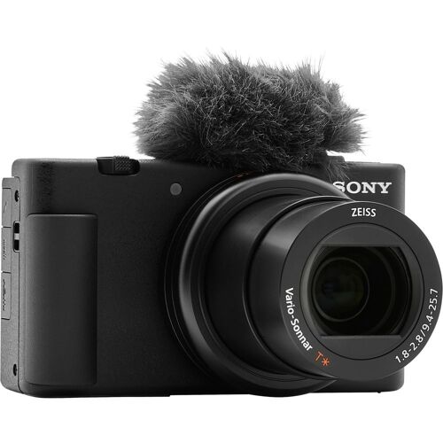 Sony ZV-1 – Kompakte Digitalkamera mit 20,1 MP – 4K / 30 fps – 2,7-facher optischer Zoom – ZEISS – WLAN – schwarz