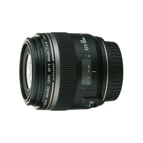 Canon EF-S 60 mm f/2,8 Macro USM Spiegelreflex-Makroobjektiv, schwarz