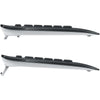 Logitech-Membrantastatur 920-008688 QWERTZ Schwarz-Weiß mit Handballenauflage und Maus