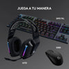 Logitech G G733 Kopfhörer, kabellos, mit Kopfbügel, Gaming, schwarz