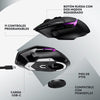 Logitech G G502 X Plus Lightspeed – kabellose RGB-Gaming-Maus mit 25.600 DPI, schwarz