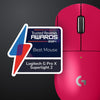 Logitech G PRO X SUPERLIGHT 2 LIGHTSPEED Kabellose Gaming-Maus, Rosa, 44.000 DPI