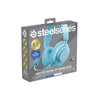 Steelseries Arctis Nova 3P kabellose Bluetooth 5.3-Kopfhörer mit abnehmbarem Mikrofon in der Farbe Aquamarin