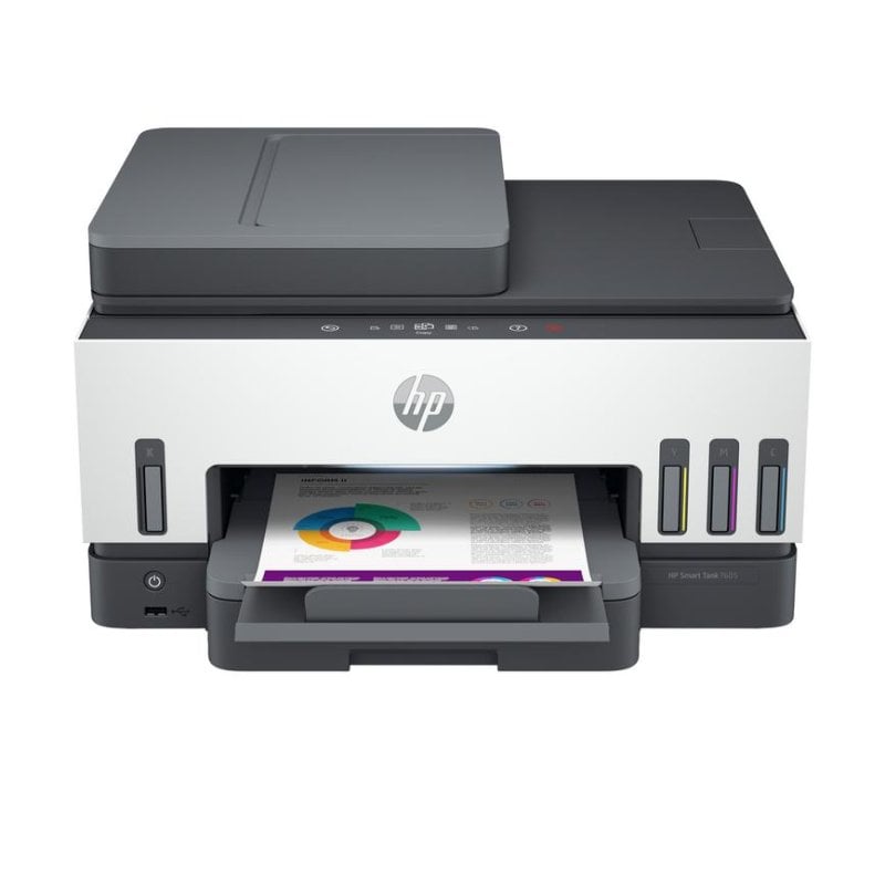 Multifunktionsgerät HP Smart Tank 7605 Tintenstrahl, Farbe, WLAN, Fax, automatischer Duplexdruck