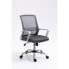 Bürostuhl Activejet YK01, gepolsterte Sitzfläche, Netzrückenlehne, höhenverstellbar, grau
