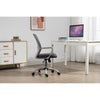 Bürostuhl Activejet YK01, gepolsterte Sitzfläche, Netzrückenlehne, höhenverstellbar, grau