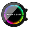 Genesis NLG-2319 Flüssigkeitskühlung mit 2 RGB-Lüftern (mehrfarbig), schwarz