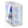 Gehäuse Endorfy Arx 700 Weiß ARGB ATX aus gehärtetem Glas mit RGB-Beleuchtung