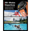 Suunto Race S Bluetooth-GPS 45 mm Schwarz Silikonarmband Orange SpO2 Wasserdicht 5 ATM