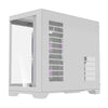 PC-Gehäuse Darkflash FT418 Mini-Tower, weiß, mit 6 ARGB-Lüftern