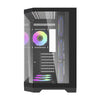 Gehäuse Darkflash FT418 PRO + 7 ARGB-Lüfter Schwarz