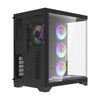 Gehäuse Darkflash FT418 PRO + 7 ARGB-Lüfter Schwarz