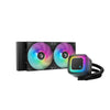 DeepCool LE240 V2 Flüssigkeitskühlung, 240 mm, 2 Lüfter mit RGB-LEDs