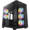 PC-Gehäuse DeepCool CG590U 5F Tower ATX aus gehärtetem Glas, schwarz
