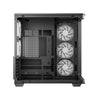 PC-Gehäuse DeepCool CG590U 5F Tower ATX aus gehärtetem Glas, schwarz